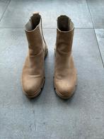 Beige nubuck boots van Nelson, maat 40, Ophalen, Beige, Lage of Enkellaarzen, Gedragen