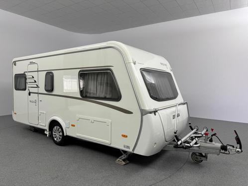 Eriba Nova Light 470 Mover Fietsendrager Accu Voortent, Caravans en Kamperen, Caravans, Bedrijf, Overige, Eriba, 2 aparte bedden