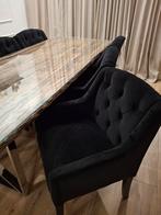 Richmond eettafel met 6 Dubbelman Design stoelen, Ophalen of Verzenden