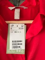 H&M Blouse rood glanzend - XS Nieuw!, Kleding | Dames, Blouses en Tunieken, Nieuw, Maat 34 (XS) of kleiner, Ophalen of Verzenden