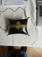 Gepolijst Hoorn messing,  jaren 30 , art deco tas, Ophalen