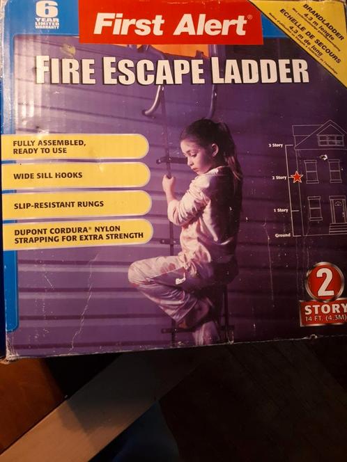 Opvouwbare brandladder, Huis en Inrichting, Overige Huis en Inrichting, Zo goed als nieuw, Ophalen of Verzenden
