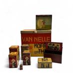 Acht diverse blikken oa Droste en Van Nelle Koffie en Thee, Verzamelen, Blikken, Ophalen of Verzenden, Gebruikt, Overige, Overige merken