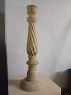 Vintage Beige Kandelaar - 45cm, Ophalen, Overige materialen, 25 tot 50 cm, Beige