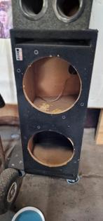Subwoofer Kisten dubbel 12,, 1x 8 inch, Overige merken, Gebruikt, Subwoofer, Ophalen of Verzenden
