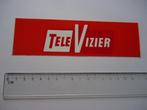 sticker oud TELEVIZIER LOGO Avro retro vintage plastic tv, Verzenden, Zo goed als nieuw, Bedrijf of Vereniging