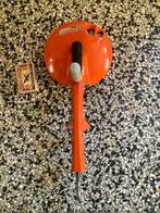 vintage oranje PeDe retro snijbonenmolen keukenmolen bonen, Ophalen of Verzenden