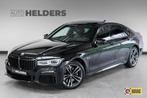 BMW 7-serie 745e M Pano 360 Bruin Leder Shadowline, Auto's, BMW, Automaat, Achterwielaandrijving, Gebruikt, Zwart