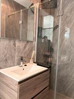 Wasmeubel met wasbak, kraan en spiegel, Huis en Inrichting, Ophalen, 50 tot 100 cm, Zo goed als nieuw, Minder dan 100 cm