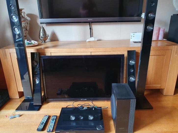 Samsung UE40C6700 & HT-C5550, Audio, Tv en Foto, Televisies, Zo goed als nieuw, LED, 100 cm of meer, Full HD (1080p), Samsung