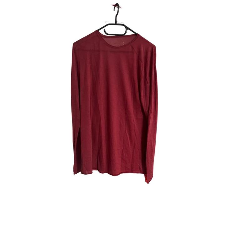 100% Kasjmier T-shirt in Res handmade - S / int. 36 (nr 2), Kleding | Dames, Truien en Vesten, Nieuw, Maat 36 (S), Rood, Ophalen of Verzenden