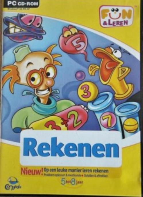 Rekenen (Fun & leren) pc spel, Spelcomputers en Games, Games | Pc, Nieuw, Puzzel en Educatief, 1 speler, Vanaf 3 jaar, Eén computer