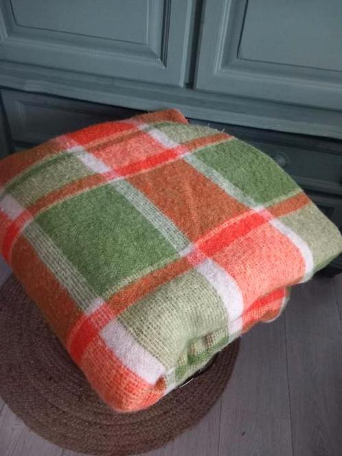 100% wollen deken Didas, Huis en Inrichting, Woonaccessoires | Plaids en Woondekens, Zo goed als nieuw, Ophalen of Verzenden