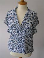 Mooie gebloemde blouse maat S., Nieuw, Blauw, Mango, Ophalen of Verzenden