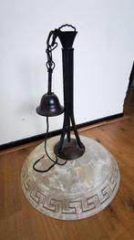 Griekse Hanglamp Mediterraanse Stijl, Ophalen, Zo goed als nieuw, Glas, Minder dan 50 cm