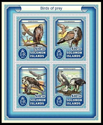 2017 Aanbieding  Salomonseilanden Fauna Roofvogels beschikbaar voor biedingen