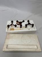 Stoff Nagel BMF vintage kandelaren set van 3 in doos!, Ophalen of Verzenden, Gebruikt