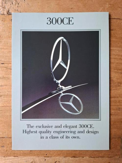 Mercedes-Benz 300 CE folder - 1987, Boeken, Auto's | Folders en Tijdschriften, Zo goed als nieuw, Mercedes, Ophalen of Verzenden