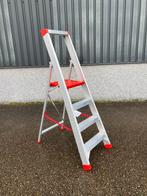 Trap 3 treden en bordes NIEUW, Doe-het-zelf en Verbouw, Ladders en Trappen, Trap, Nieuw, Ophalen of Verzenden, Opvouwbaar of Inschuifbaar