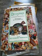 Oude verzamel decoupage .incl poëzie plaatjes, Verzamelen, Verzenden