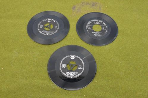3 oude jukebox singeltjes van Elvis Presley en Fats Domino, Cd's en Dvd's, Vinyl Singles, Gebruikt, Single, Pop, Ophalen of Verzenden