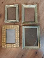 4 Gouden Fotolijsten - 21x16cm, Ophalen of Verzenden