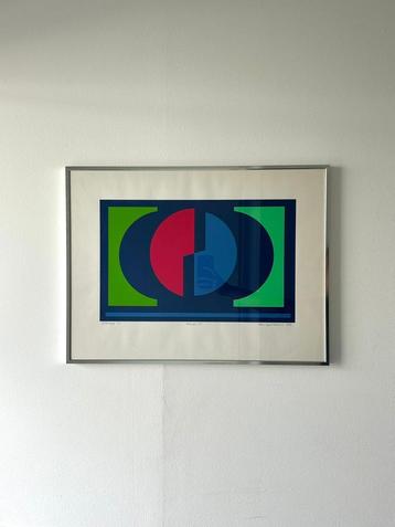 Lithografie Hans August Andersen Deens 1988 gelimiteerd beschikbaar voor biedingen
