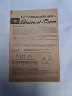 oud naaipatroon schildpad pop schildkrot kleertjes naaien, Ophalen of Verzenden, Gebruikt, Overige typen