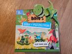 Leuk kinderboek + lange puzzel 130 cm zgan, Ophalen of Verzenden, 10 tot 50 stukjes, Zo goed als nieuw, 2 tot 4 jaar