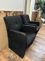 2 luxe eetkamerstoelen, Huis en Inrichting, Stoelen, Gebruikt, Twee, Zwart, Ophalen of Verzenden