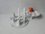 Willem Noyons design fruit and fire 2x fruitschaal kandelaar, Antiek en Kunst, Ophalen of Verzenden