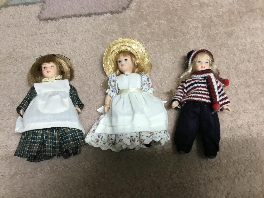 3 porseleinen poppen, Verzamelen, Poppen, Ophalen of Verzenden, Zo goed als nieuw, Pop