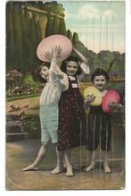 Cor-415 Paaskaart Kinderen 1909, Verzamelen, Ansichtkaarten | Themakaarten, Verzenden, 1920 tot 1940, Gelopen, Kinderen