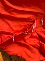 Rood gordijn, Huis en Inrichting, Stoffering | Gordijnen en Lamellen, Ophalen, Gebruikt, 200 cm of meer, 150 tot 200 cm