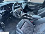 Audi Q8 e-tron 55 quattro S Edition 115 kWh, B&O, leer, pano, Auto's, Audi, Automaat, Gebruikt, Vierwielaandrijving, 408 pk