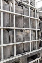 Oude grijs blauw gesmoorde holle dakpannen 25.000 stuks, Doe-het-zelf en Verbouw, Dakpannen en Dakbedekking, Gebruikt, Steen of Klei