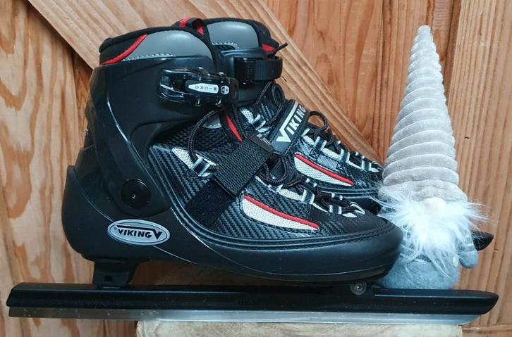 VIKING klapschaatsen combinoren mt 43 GESLEPEN, Sport en Fitness, Schaatsen, Zo goed als nieuw, Combinoren, Viking, Ophalen of Verzenden