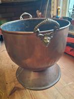 Koperen bloempot, Ophalen