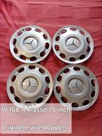 Mercedes OEM originele 15 inch wieldoppen A klasse W168, Auto diversen, Wieldoppen, Ophalen, Gebruikt