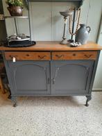 Prachtige gerestylde kast/dressoir met houten blad., Ophalen, Gebruikt, 25 tot 50 cm
