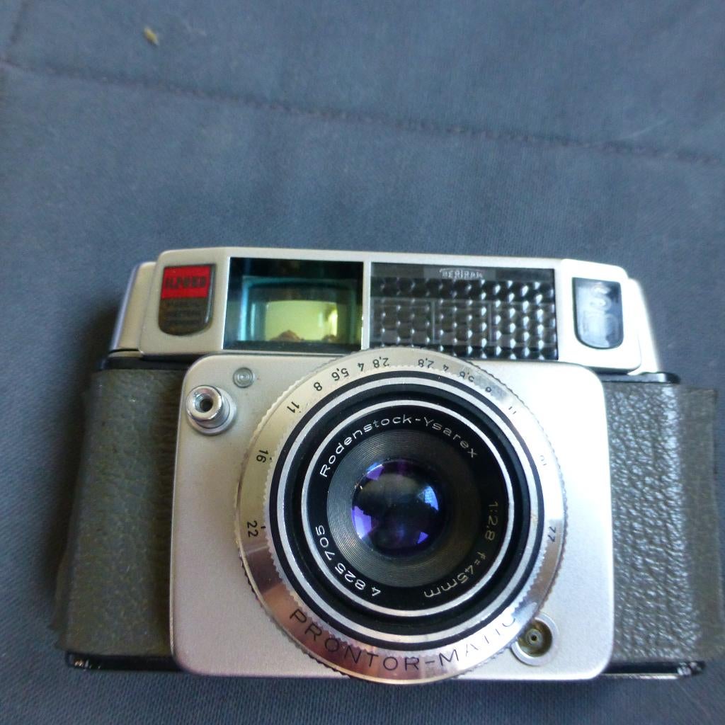 ilford -Rodenstock camera met  Ysarex lens, Ophalen of Verzenden, Gebruikt, Compact, Overige Merken