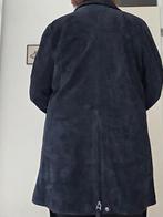 Donkerblauwe , heel soepele leren jas, Kleding | Dames, Jassen | Zomer, Ophalen of Verzenden, Nieuw, Maat 42/44 (L), Blauw