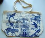 Sézane grote print tas ongebruikt, Sieraden, Tassen en Uiterlijk, Ophalen of Verzenden, Nieuw, Blauw, Shopper