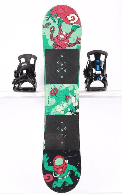 115 cm kinder snowboard BURTON LTR, black/green/red, Sport en Fitness, Snowboarden, Gebruikt, Board, Verzenden