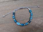 Natuursteen Apatiet armband, Nieuw, Met edelsteen, Zilver, Verzenden