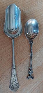 2 zilveren lepeltjes, Antiek en Kunst, Ophalen of Verzenden