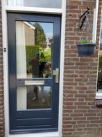 Voordeur hardhout dubbel glas (87 x 201 cm), Doe-het-zelf en Verbouw, Deuren en Horren, Ophalen, 80 tot 100 cm, 200 tot 215 cm