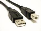 USB A naar USB B kabel USB 2.0 grijs, Nieuw, Ophalen of Verzenden