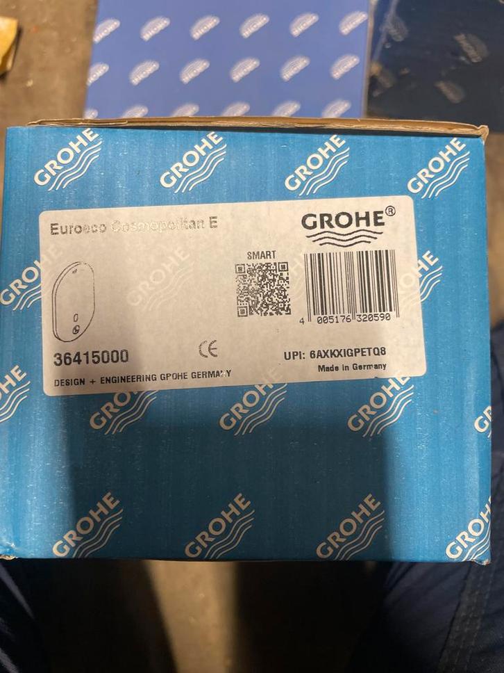 Grohe Euroeco Cosmopolitan E - Nieuw in doos, Doe-het-zelf en Verbouw, Sanitair, Nieuw, Kraan, Chroom, Ophalen