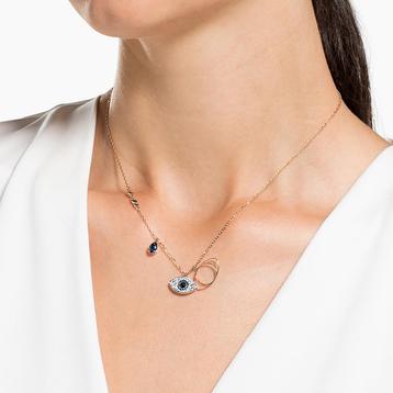 Swarovski Symbolica pendant Evil eye, Blue, Mixed metal beschikbaar voor biedingen